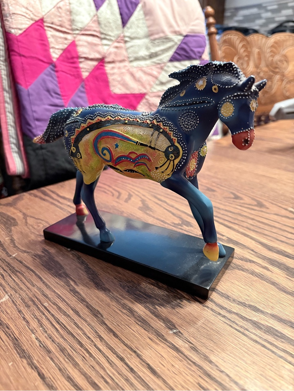 Trail of Painted Ponies Figurine EUC 1508 Kokopelli Pony 4E/5630 Nakamura 2005
